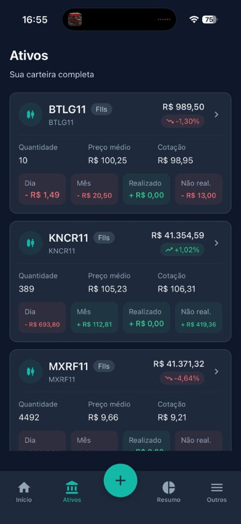 Screenshot 4 do Finanças